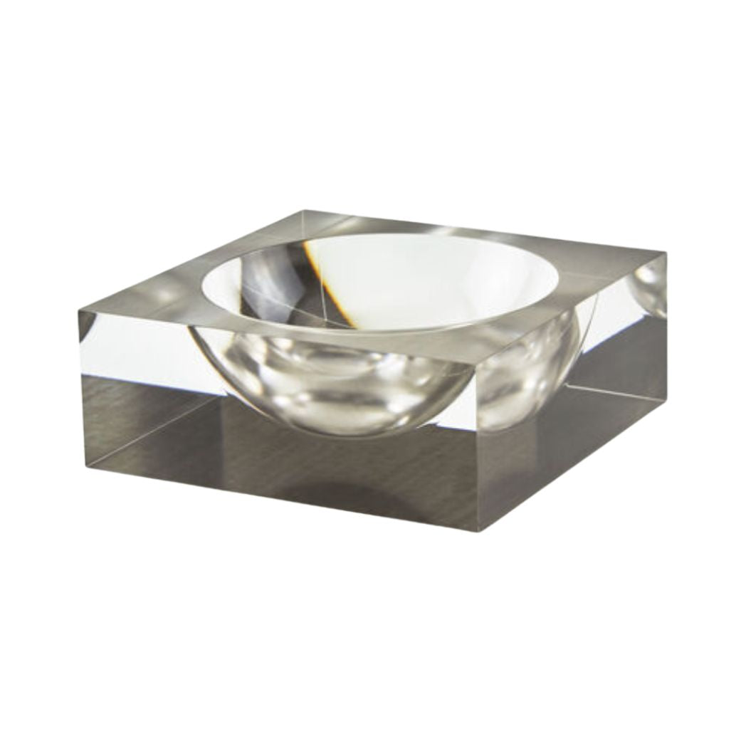 Acrylic Cube Candy Dish with Color Center