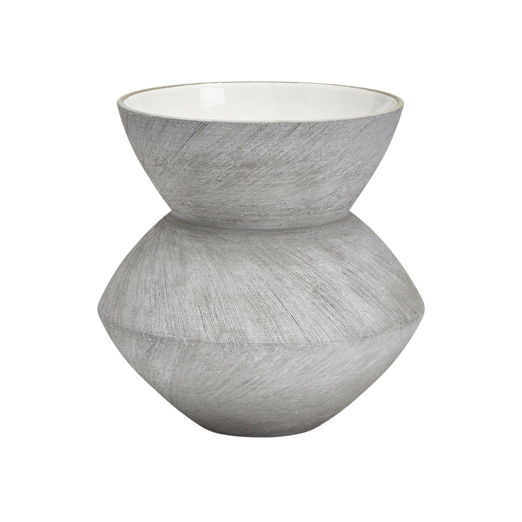 Steel Scratch Vase