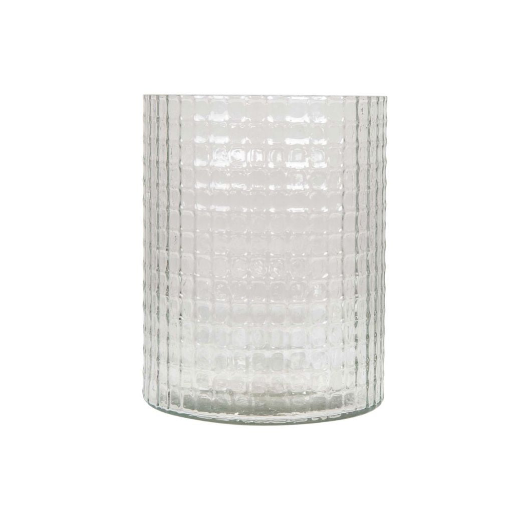 Textured Clear Vases